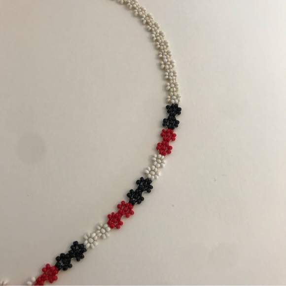 Vintage Hand Beaded Thunderbird Necklace - Picture 4 of 11